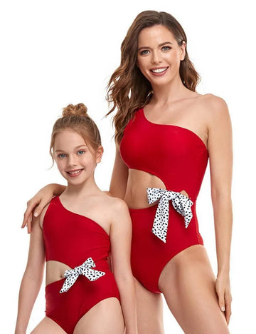 Bow Family Matching Swim Suit - Mini Taylor
